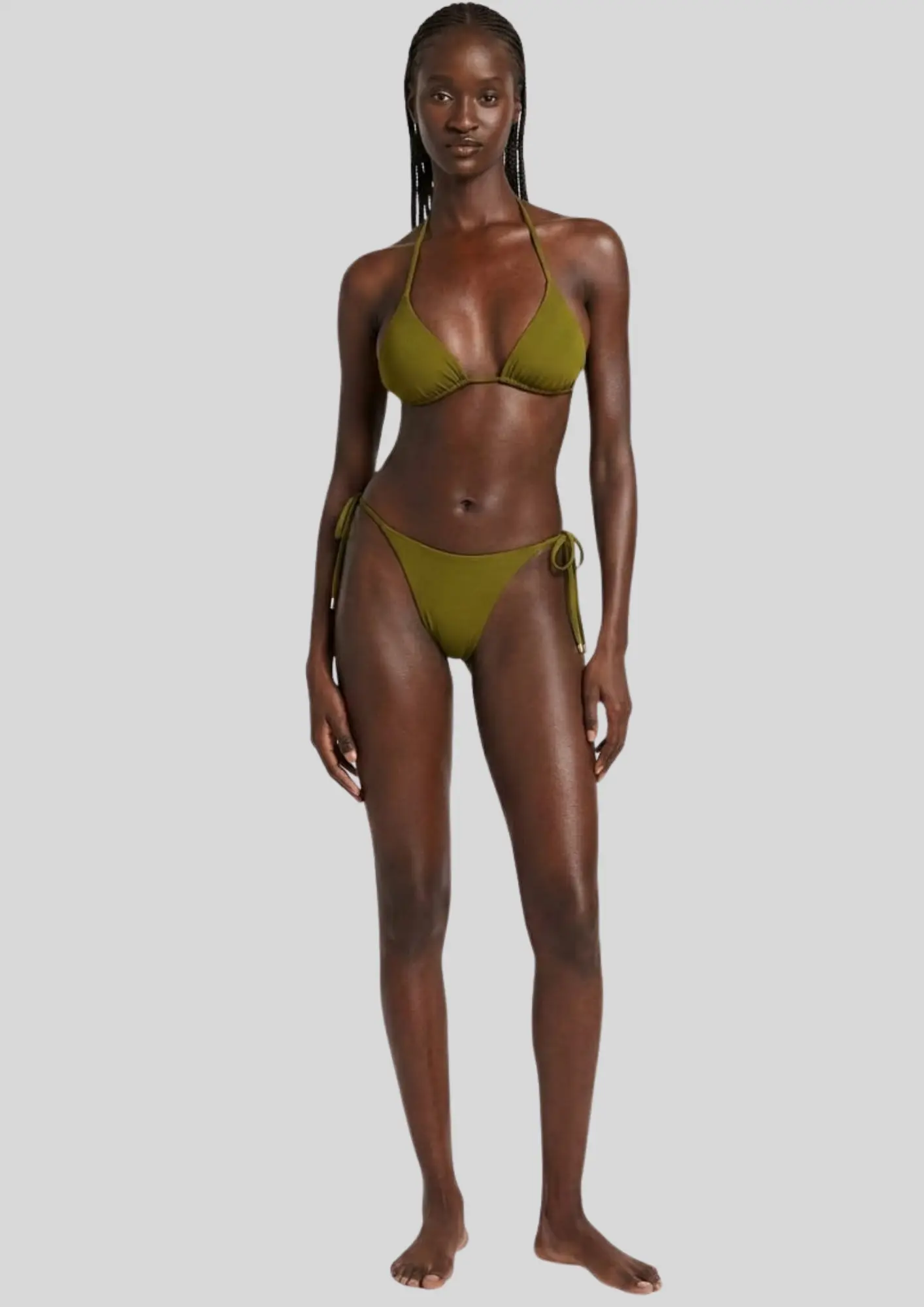Classic Triangle Bikini with Tie Side Bottom